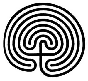 This design is an ancient labyrinth design